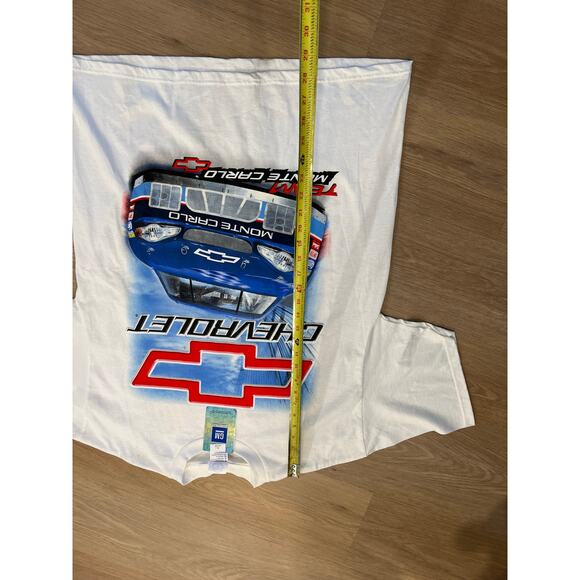 Vintage Nascar T Shirt Adult XL White Chevrolet Racing 2004 Tour Monte Carlo - Picture 2 of 6